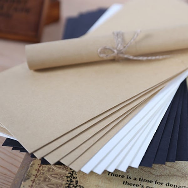 100 inbjudningar Nostalgiska Retro Western Envelopes Professional E