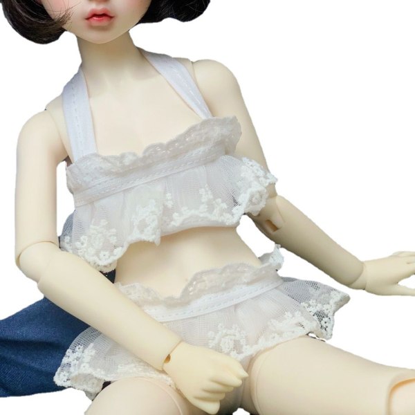 Barbie Dress Pyjamas Baddräkt Set 45 cm (sexig vit spets)