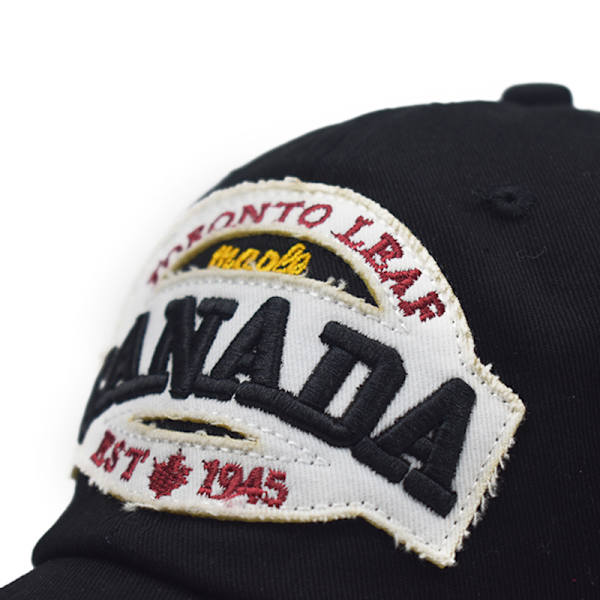 Kanadensisk alfabet CANADA basebollkeps för män och kvinnor anka näbb