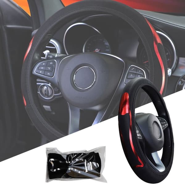 38CM / 15'' PU-rattdeksel Pustende sklisikkert bilaccessoar
