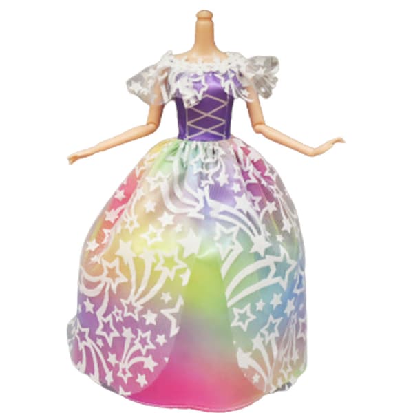8 st 30cm Barbie prinsessklänning mode set