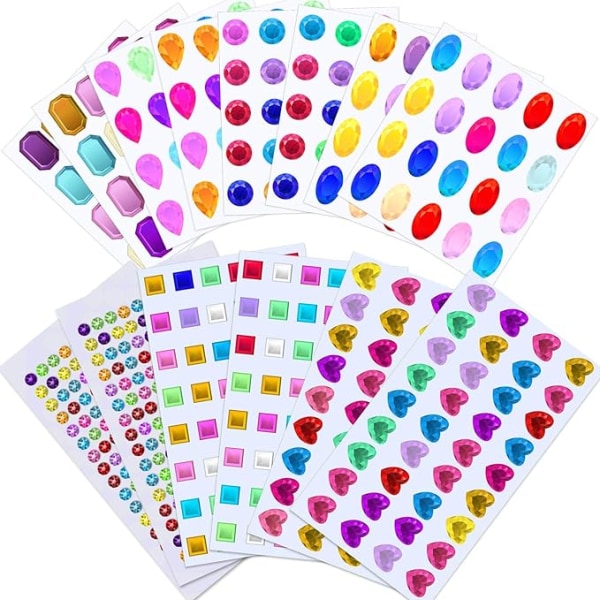 Craft Gems Self-Adhesive Rhinestone Stickers Jewel Stickers Craf