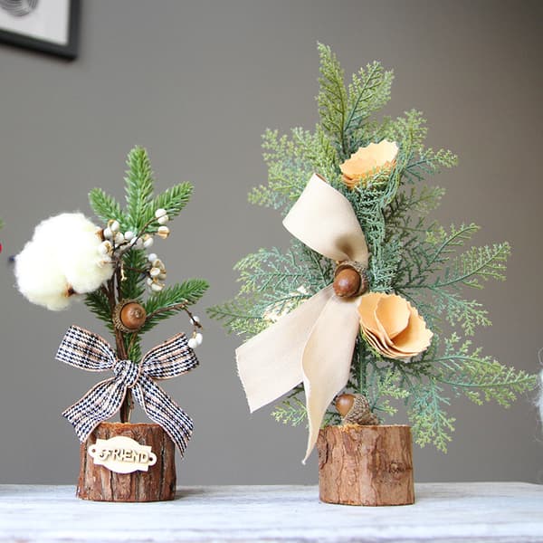 Mini kunstig juletre, skrivebordsjuletre 25CM