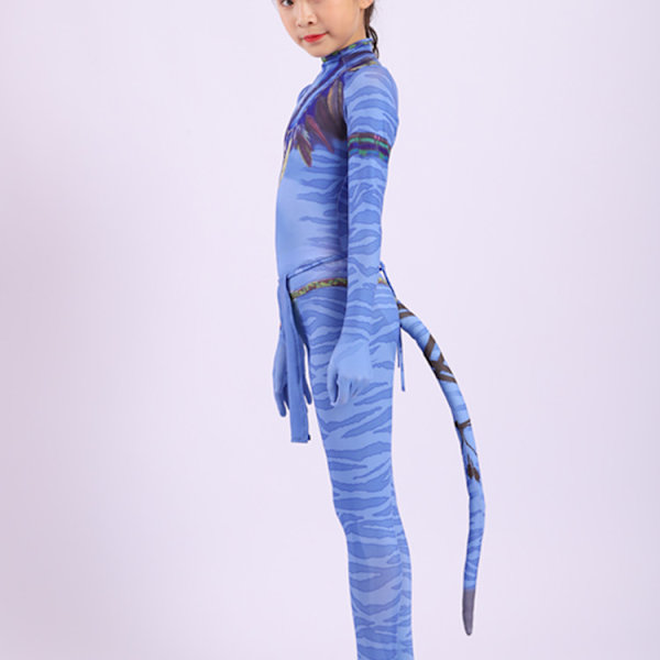 Cosplay-asu Avatar 2 -asu lapsille ja aikuisille supersankarilavalle