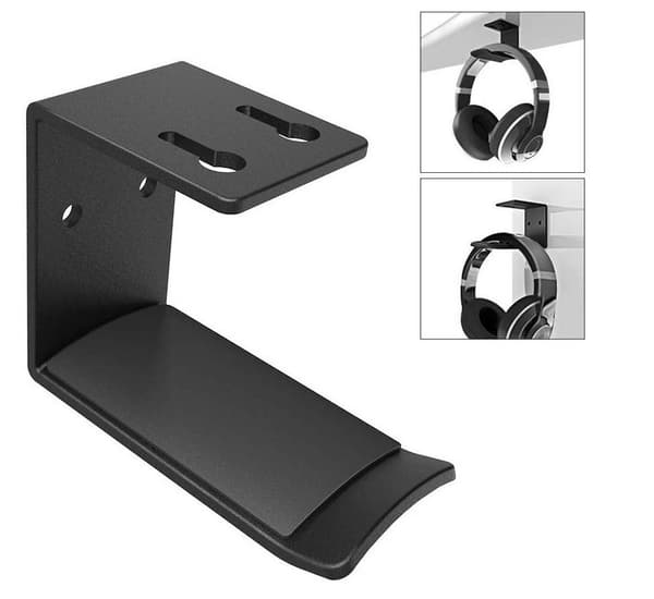 2-pak aluminiumshovedtelefonholder