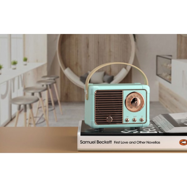 Retro Bluetooth-højttaler, retro klassisk stil retro-højttaler, høj
