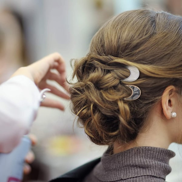 Minimalistiset hiusneulat naisille Japanilainen tyttö Seos Metalli Hiukset Työkalut Bun Maker Conch Shell Hiukset Tikut Headwear Hiukset Tarvikkeet, 4 kappaleen sarja