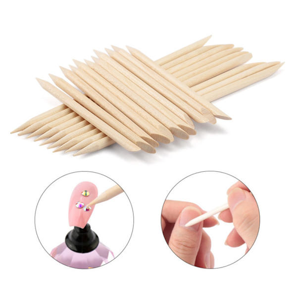 100 st apelsinträpinnar för nagelkonst prickade diamantpinnar döda s
