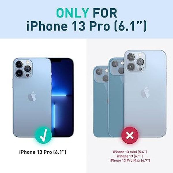 (marmori) Ohut suojakotelo iPhone 13 Prolle (6.1'')