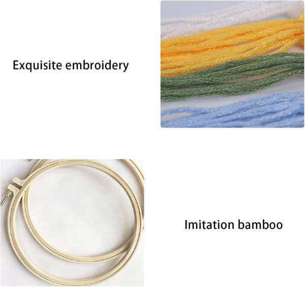 Broderi Starter Kit med Mønster og Instruktioner Fuld Rækkevidde