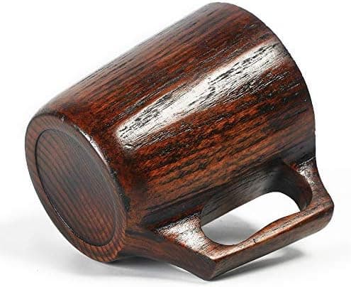 12oz Handgjord Trä Kaffe Mugg Trä Utomhus Resmugg Te Camp