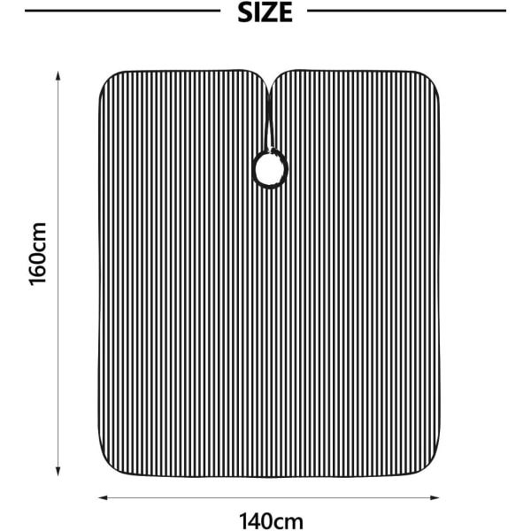 Frisörkappa, frisörkappa i full längd, professionell