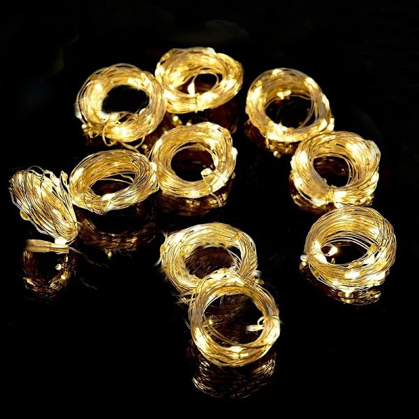 300 LED-lampor Jul Bröllop Semester Dekoration LED-slingor