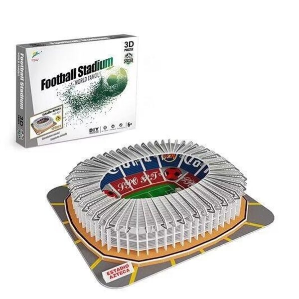 3D tredimensjonalt puslespill fotballbane puslespill 3D puslespill stadion papir konstruksjonsmodell barnas puslespill leker