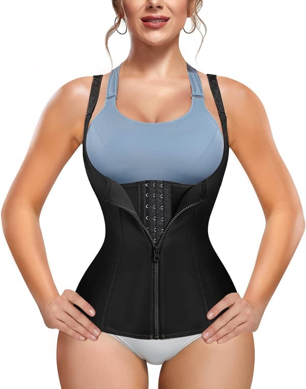 Kvinde flad mave slankende usynlig body shaper -M