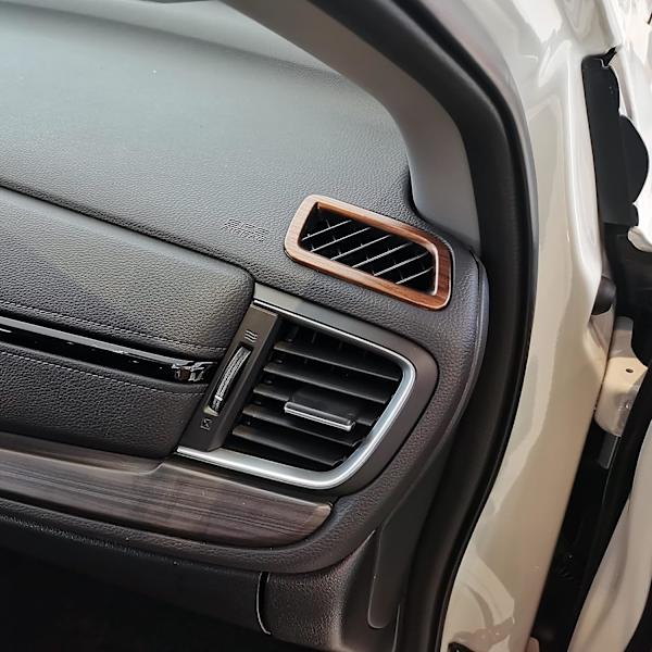 CRV 2022 Persik Trä Korn Luftventil Trim Utlopp Dekoration Dashb
