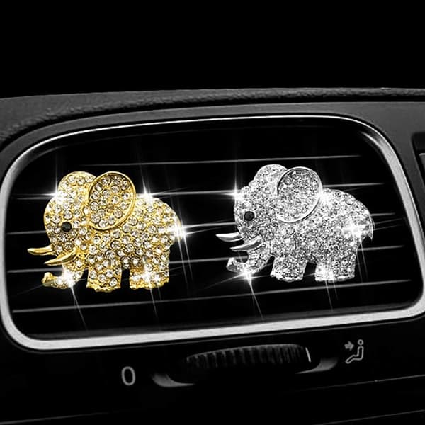 Bling Bling Diamant Elefant Bilstofter til Luftfrisker