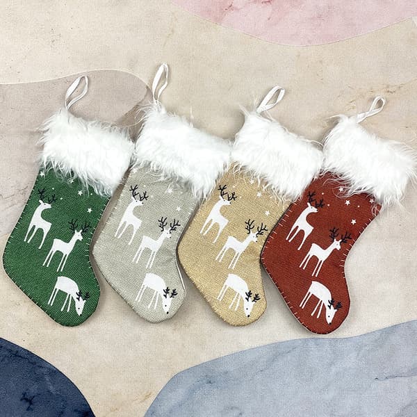 Små julekuler til oppheng, godtepose, dekorasjon