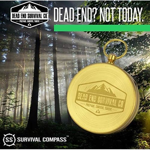 Sharp Survival Paras Paras Selviytymiskompassi - Hohtaa pimeässä