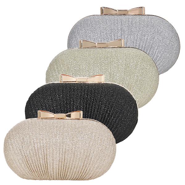 Kvinners krystall diamant festclutch kveldsveske Champagne