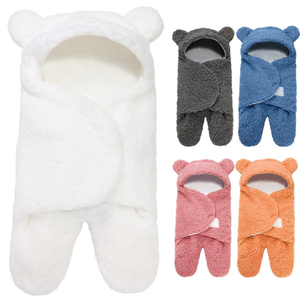 Baby Swaddle Wrap Pram Receiving Blanket För Baby Boys Och Flickor Blue