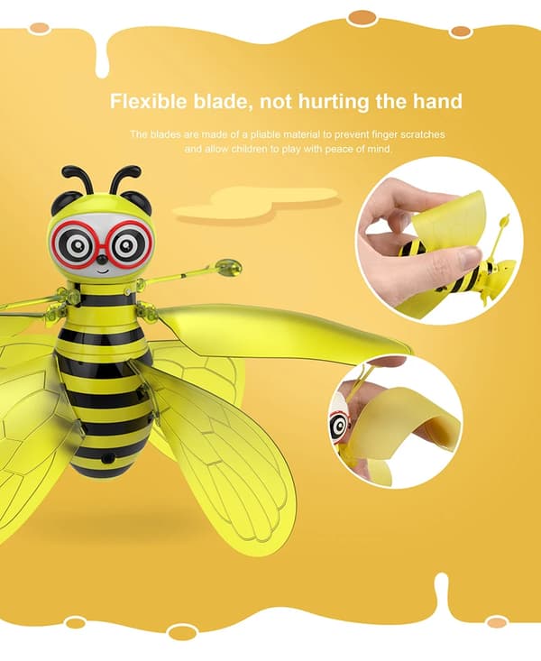 RC Drone Mini Flygande Bi 10cm Med Vingar Hand Sensing Induktion