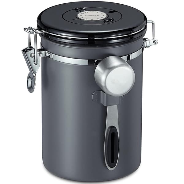Kaffekanne i rustfritt stål med dato for matlagring 1,8L