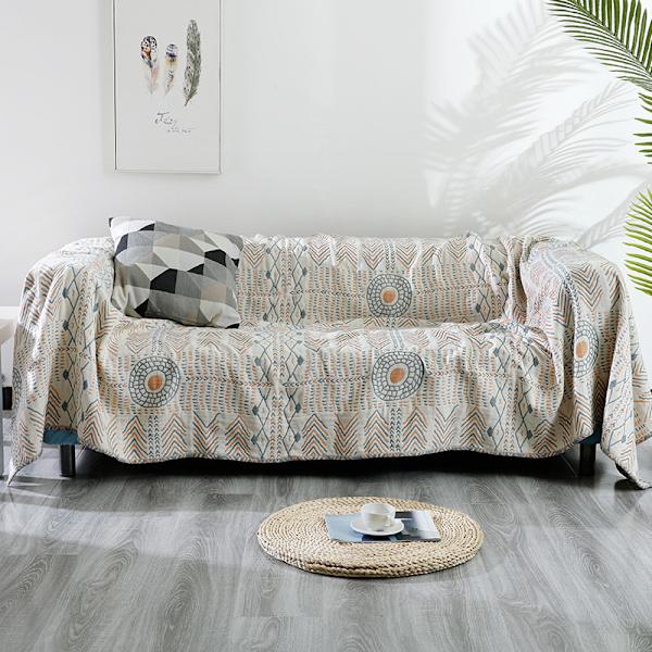 4 bomulls sofaovertrekk for 2 puter, sofaovertrekk i seksjoner