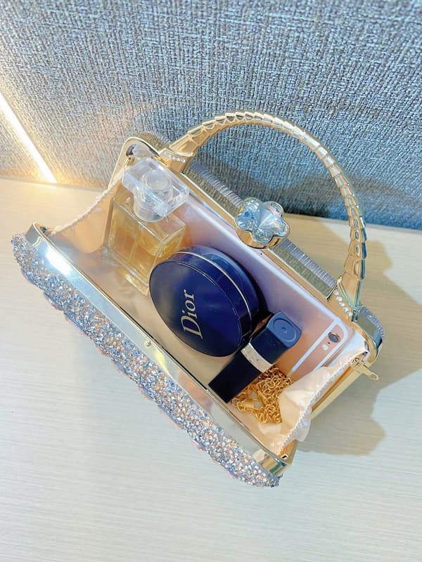 Clutch tasker til kvinder, krystal clutches, aften tasker, ædelstens clutch taske til formelle bryllupper