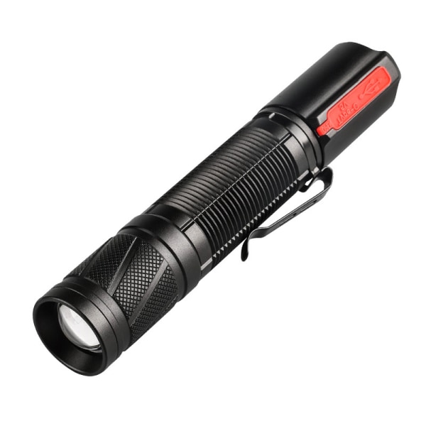 XHP50 Ficklampa Type-C Uppladdningsbar oändlig zoom Dimbar 2170