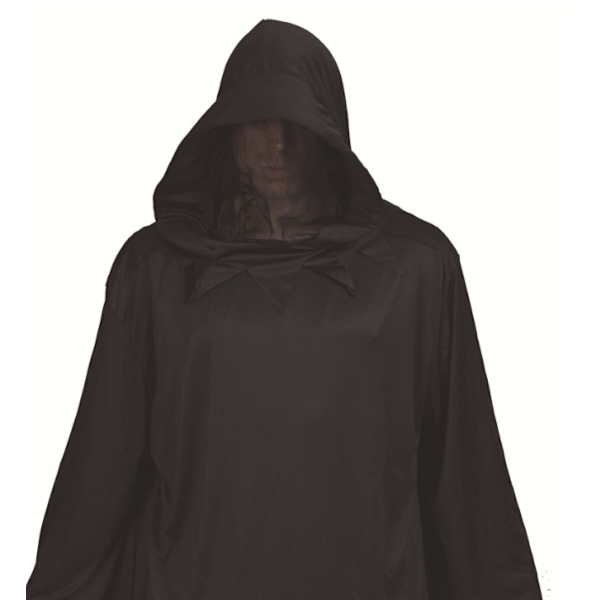 Halloween Kostume Koldt Super Langt Sort Kjole Kriger Rekvisitter Omkostninger