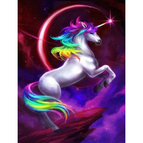 5D Diamond painting Rainbow Unicorn DIY Full Diamond Dekorativ