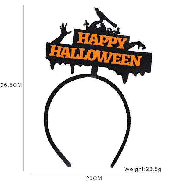 12 stk Halloween hårbånd kostyme Halloween element edderkopp H