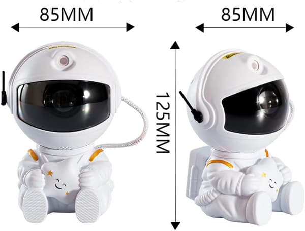 360 astetta pyörivä astronauttiprojektori