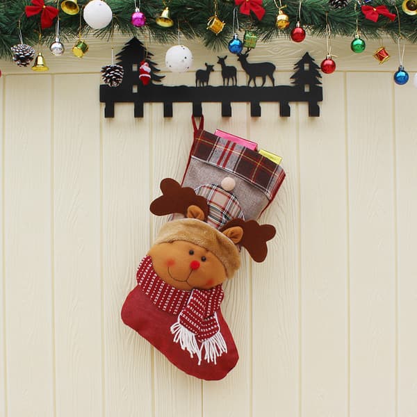 Sett med 3 store julestrømper -46 cm * 27 cm
