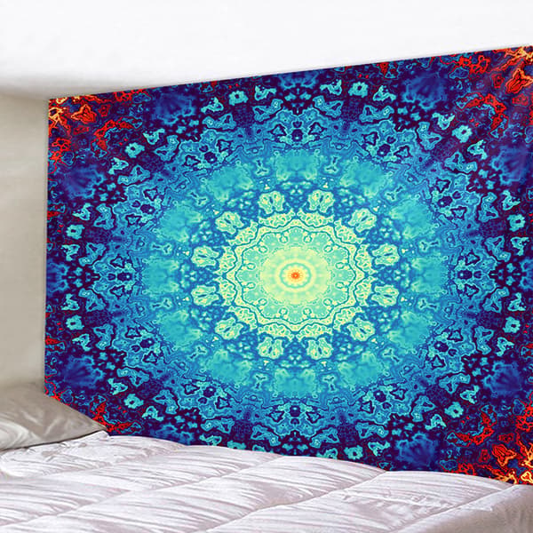 3D digitaltryck mandala serie gobeläng vardagsrum sovrum