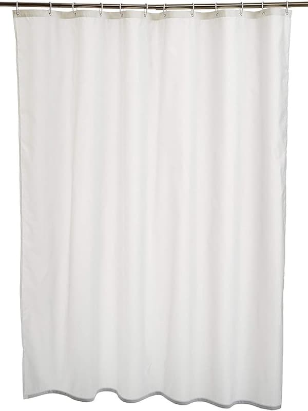 Polyester dusjforheng 180 x 200 cm Hvit