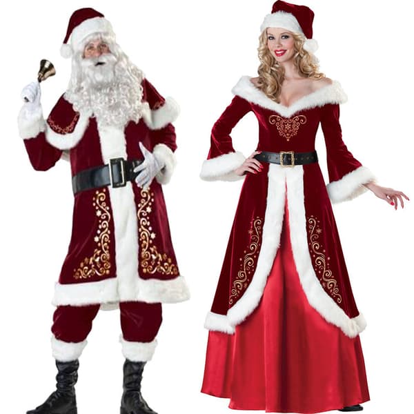 Kostymer L Jolly Ol St. Nick Santa Kostyme LARGE