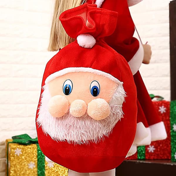 Julstrumpor med dragsko, julklappsinslagningsväskor, Go