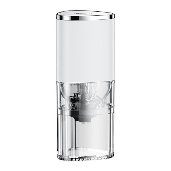 Bärbar elektrisk kaffebönslipare White