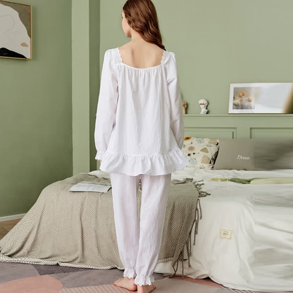 Bomullsprinsesse Pyjamas med Lang Arm M