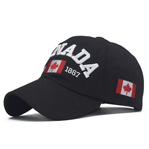 Alphabet CANADA baseball-lippis miehille ja naisille CANADA monipuolinen
