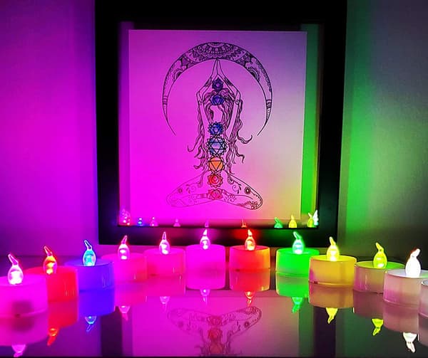 24 stk. LED-lys Eid al-Adha Halloween festlig hemmelig Roo