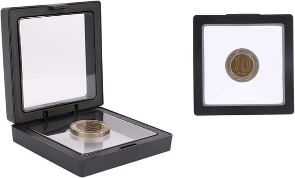 Sort 3D Flydende Ramme Display Holder, 20 Smykke Display Stativ