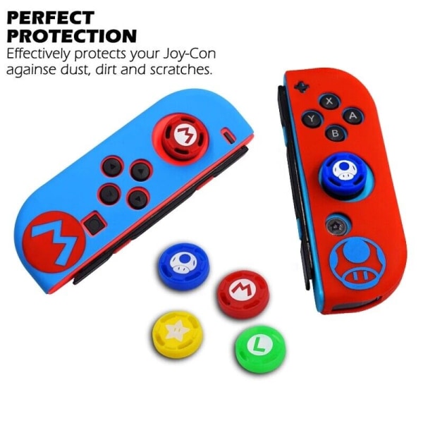 Blød silikone cover til Nintendo Switch Oled Joycon Skin Protecti