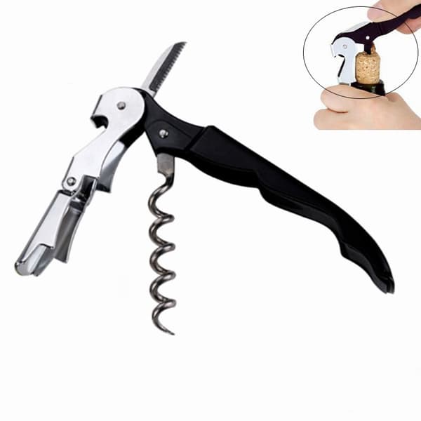 Vinflaskeåbner Corkscrew Multifunktionel Flaskeåbner Hjemme Vin Op