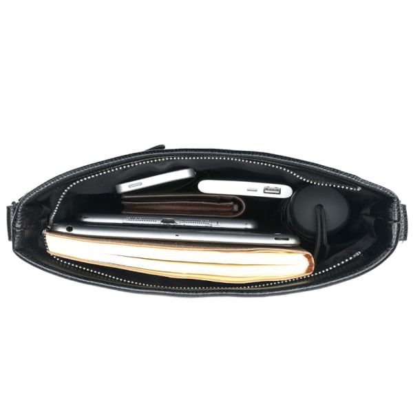 Herre Business Style Skulder Bag Crossbody Bag Brown