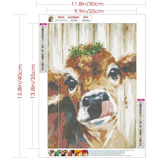 Diamantmaleri Kit - 5D Hjorte Diamantkunst Diamantmaleri Kit