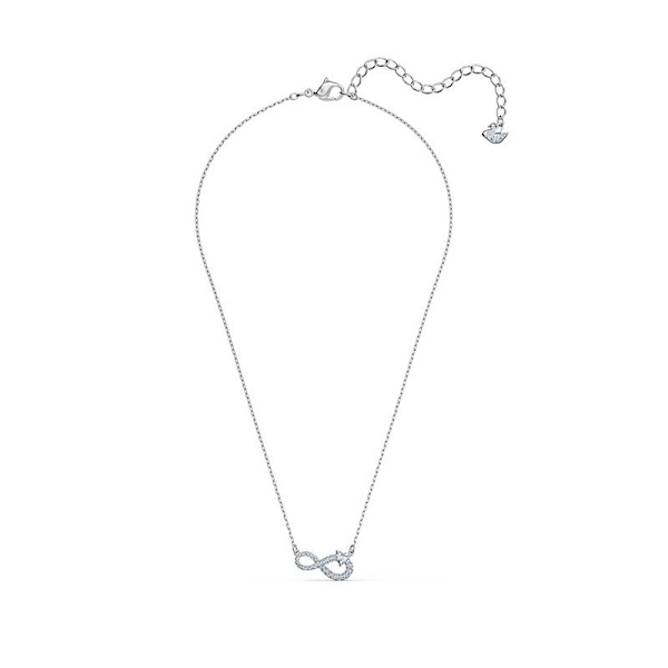 Kristallsmyckeskollektioner Infinity Halsband, Rodium och Ros