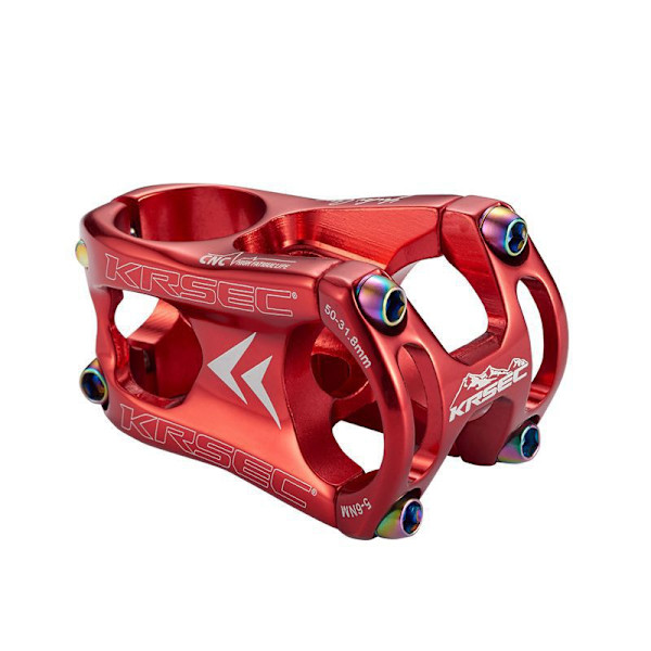 Sykkelhåndtakstativ 31,8*50MM openwork blendende farge kort hånd